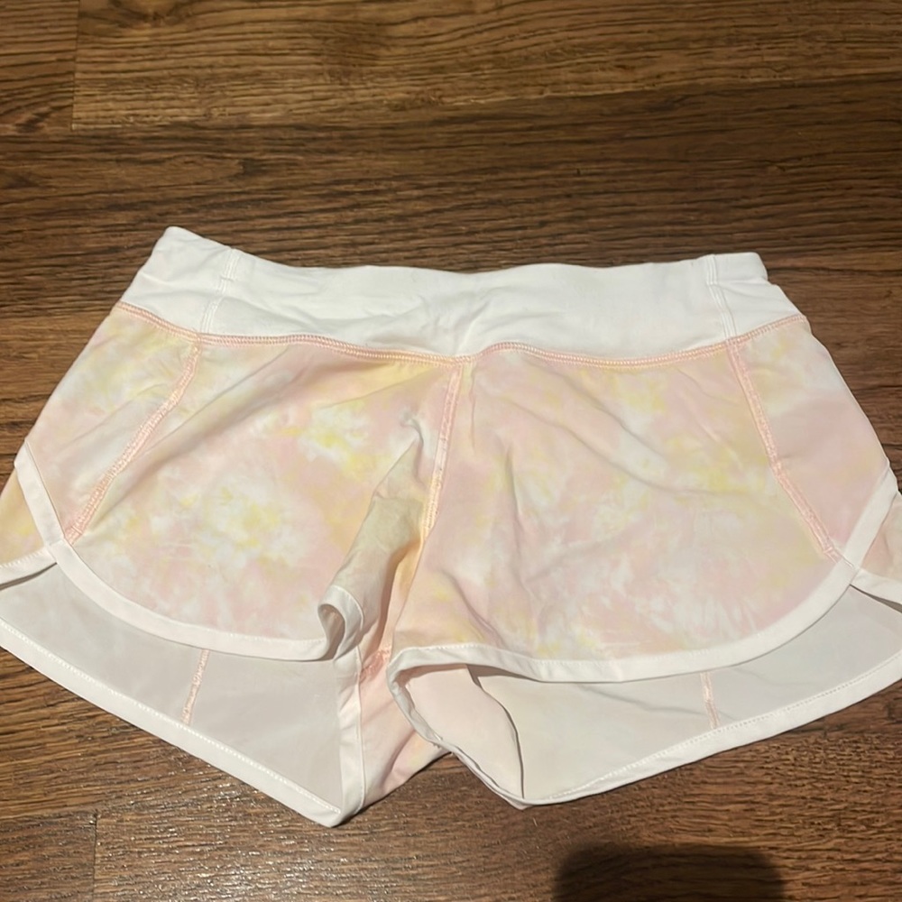 Pink and yellow ivivva shorts